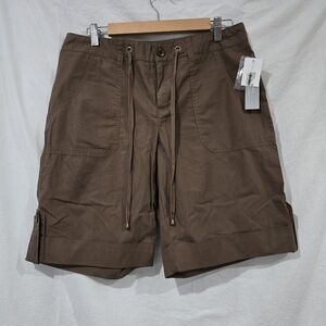 NWT Charter Club Womans 100% Cotton Shorts Size 10